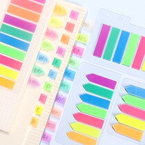 Korean cute fluorescent Post-It stickers sticker sticker sticker sticker sticker tearing index sticker sticker sticker tearing index sticker student supplies stationery