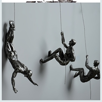 2021 new climber figure ornaments hanging pieces furniture decoration creative personality climbing pendant resin decoration