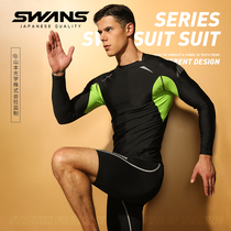 swans mens swimsuit suit top five swimming trunks professional swimsuit summer new full outfit swimsuit