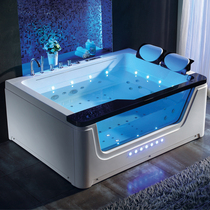 Lejia bathroom waterfall surf whirlpool bath thermostatic heating couple luxury large villa bathtub home single