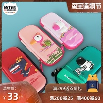 2021 new stationery box for primary school students stereo 3D net red pencil box medium large capacity children EVA pencil bag