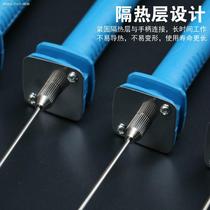 Japanese needle type electric heating needle knitting belt curtain chemical fiber cloth hot melt plastic open cell foam cutting machine heating pen