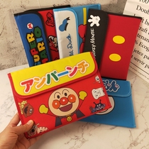 Cartoon mother and child hand account Medical record book Birth certificate storage bag Childrens vaccine book card bag Baby information document bag