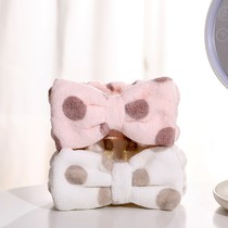 Hair band female face hair band Simple cute headgear Hair tie headdress hair circle bow hair band