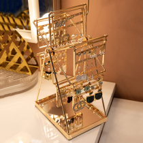 Ferris wheel ear ring rack put jewelry ear stand Childrens Home creative rotating jewelry display rack earrings storage rack