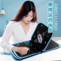 Childrens graffiti drawing board Erasable childrens gouache drawing board Repeated graffiti portable small blackboard Creative artifact painting book Home writing board Kindergarten puzzle graffiti album 1-year-old drawing board