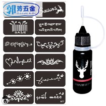 Tattoo patch waterproof long-lasting female clavicle personality English letter simulation tattoo male flower arm ankle sticker Template