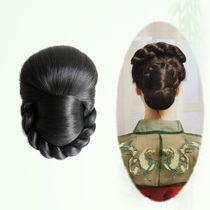 Liger costume styling wig Xiuhe brides back of the head hair bag photo studio performance film and television portrait wig bag