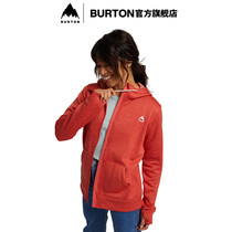 BURTON BURTON Official Lady Coat OAK Zipper Hooded Sweater Breathable Outdoor Long Sleeve Top 164421