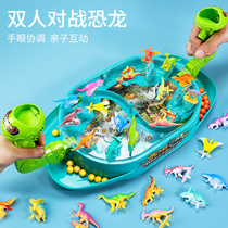 Childrens simulation animal Dinosaur World set team Boy 3-6 years old Tyrannosaurus Rex toy boy Jurassic