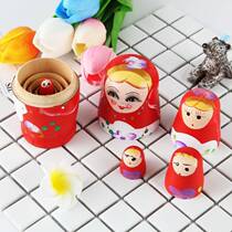  Sleeve Toys Tumbler tumbler Five layers Multilayer Decorative Pendulum Piece Creative a Candy Parent-child Game Wood Early