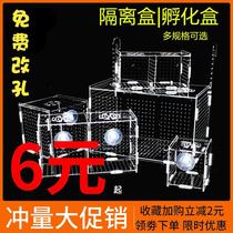Fish tank isolation box acrylic Fry incubator box breeding box aquarium feeding box delivery room separation box Peacock box