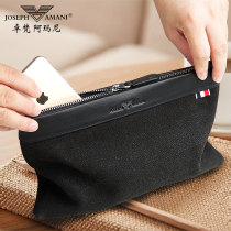 Zhuo Fan Armani Mens Hand Bag Mens Leather 2021 New High-end Handbags Luxury Brand Mens Bag