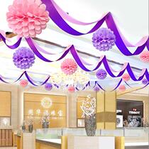 7 Sunset Shops Creative Activity Placement Decorations Pendant Beauty Salon Interior Roof Suspended Ceiling Hanging Top Pendant