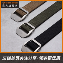 MYSTERY RANCH titanium alloy belt metal buckle high strength nylon webbing military fans outdoor belt