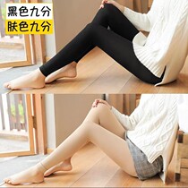 2 strips of ankle-length pants socks women Spring and Autumn stockings womens pantyhose leggings womens outer wear anti-hook silk thin