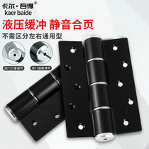 Invisible door hinge hydraulic buffer spring hemmed hinge automatic closing door behind closed door closed door special self-closing