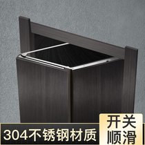 Stainless steel folding door accessories Aisle flat door door 180 degree multi-function double folding door hardware connector