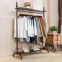 Floor-to-ceiling hangers single-pole balcony cool clothes hangers indoor simple hangers household bedroom clothes shelves