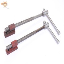 Table vise accessories screw nut flat pliers accessories T-shaped wire rod threaded vise rocker fixing screw