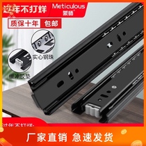 Drawer rail slide rail track drawer cabinet track durable sliding drawer guide rail draw cabinet telescopic old fashioned