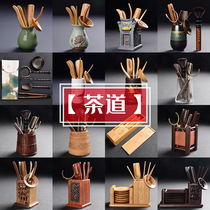 Tea ceremony six gentlemen home kung fu tea set accessories tea set accessories copper tea knife tea clip tea brush tea set