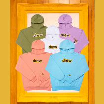 Draw HOUSE MASCOT smiley face letter ins Net red men and women same couple FOG long sleeve sweater jacket