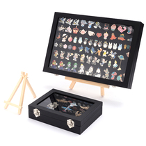 Badge storage box transparent dustproof medal medal jewelry storage box medal brooch hanging wall display frame