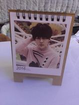 Clearance 2016 desk calendar EXO Shixun autographed desk calendar MINI small desk calendar calendar