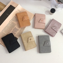 The high-end exquisite niche design of the retro card card package 2021 new women's card sleeve multi-card small