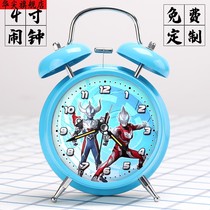 Creative cartoon children student special small alarm clock boy get up artifact mute bedroom luminous bedside alarm