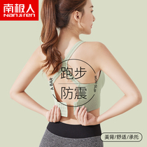 Sports Underwear Women Running Shockproof Anti-Drooping Beauty Back Poly Yoga Fitness Blouse Vest Style Bra High Strength