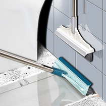 Toilet floor brush scraper long handle bristles bathroom floor seam brush low brush cleaning tile toilet dead corner artifact