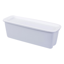 Container box small plastic covered student classroom dormitory snacks book rectangular narrow box finishing box