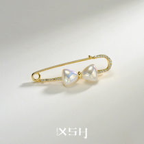 Butterfly-tied waist-waist-shaped pin-fixing pin-pin-female pearl-proof buckle-belt buckle