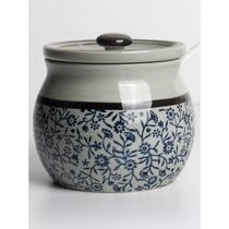Two pounds of high temperature resistant Japanese ceramic oil pungent tank seasoning tank chili oil oil residue hot oil
