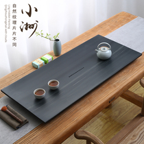 Natural Ujin stone tea tray home simple modern whole stone tea table size stone tea sea tea set tray