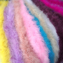 22 color thick feather strip Long fluff strip diy feather crafts Stage performance clothing skirt bandeau decoration