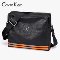 CovlrnKiern leather shoulder bag 2021 New cowhide mens bag shoulder crossbody men bag tide ck319