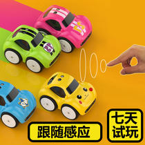 Electric induction follow remote control car vibrato net red boy childrens toy car 3-10 years old somatosensory music car