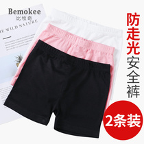 Girls safety pants anti-light childrens boxer briefs in the big boy boxer briefs summer thin girl leggings shorts