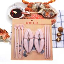 Food Crab Special Three Suits Eat Crab Big Brake Crab Tools Crab clippers Crab crab spoon Crab Crab Crab Crab Crab crab