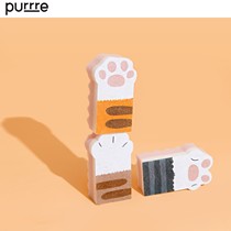 purrre cute cat claw sponge rubbing magic decontamination kitchen brush dishwashing baggy cleaning the god-body three clothes