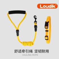 Dog traction rope Summer with small and medium dog neckline Neck Collar Cute Bibear Teddy Walk Dog Rope Harness Adjustable