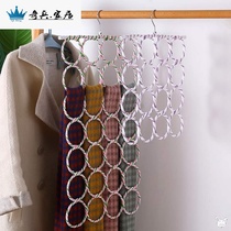Multifunctional hanging Tie Rack household storage artifact scarf scarf rack belt silk stockings hanger belt bow tie