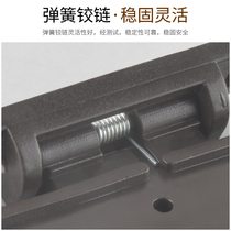 Cabinet spring hinge wardrobe door hinge flat hinge wooden door side dust strip accessories plastic invisible hinge door
