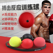 Professional Sanda boxing speed ball head-mounted reaction ball children home suspension elastic ball decompression fitness equipment