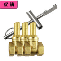 With lock gate valve anti-theft with lock gate valve with key water meter valve front valve 4 minutes 6 minutes 1 inch DN15 20 2a