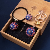  Hand bow ball finished plain ball car hanging Hand bow ball bag original features high-end handmade brooch hair ring keychain bag hanging