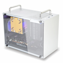 Fish Nest@Barracuda S6 mini ITX chassis with handle SFX power supply A4 desktop computer side transparent portable small chassis